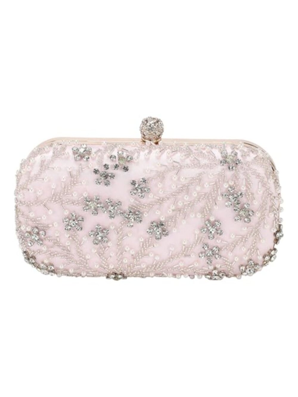 Rhinestone Evening Clutch Purses for Women Formal Bridal Handbags with Chain
